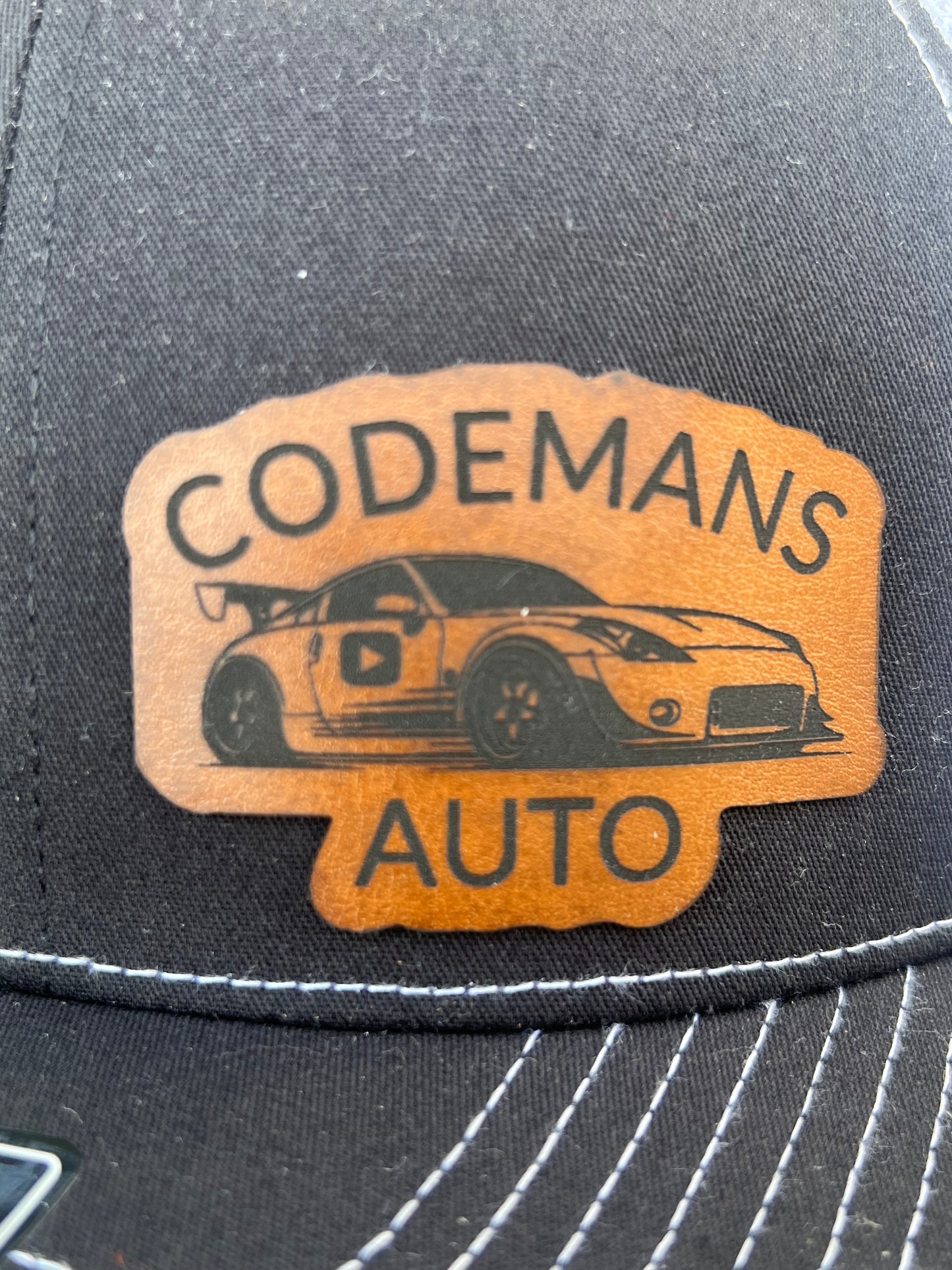 CodemansAuto Richardson 112 Trucker Hat Ball Cap Meshback Hat Snapback Trucker Cap BLACK/WHITE