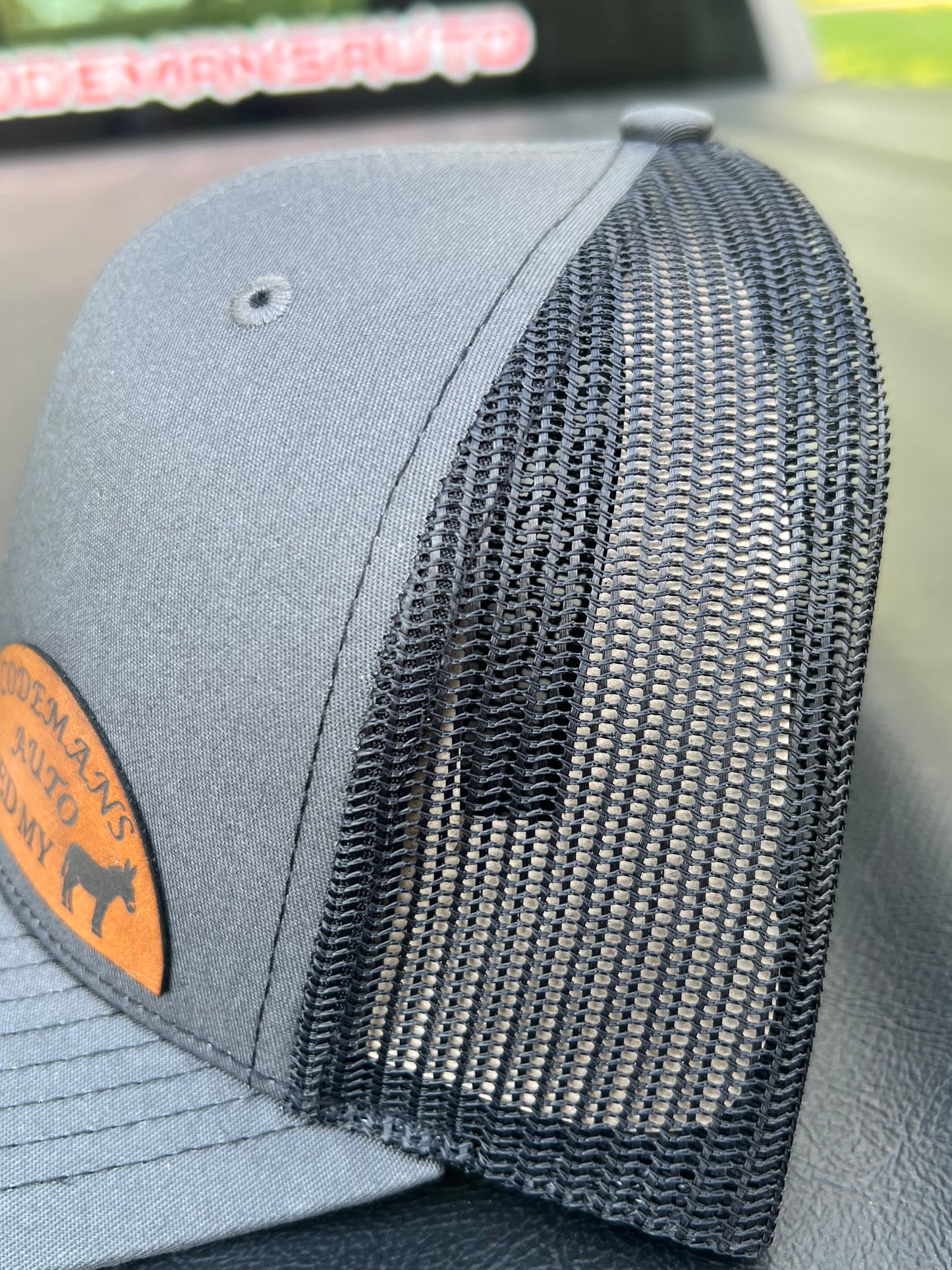 CodemansAuto Saved My A** Richardson 112 Trucker Hat Meshback Hat Snapback Cap